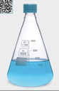 [027.03.250-un] Erlenmeyer 250ml, vidrio borosilicato, cuello medio.