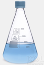 [027.03.500-un] Erlenmeyer 500ml, vidrio borosilicato, con tapa.