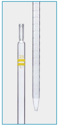 [021.01.001] Pipetas de vidrio graduadas de 1 ml