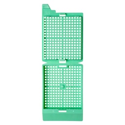 [M507-4] Cápsulas de inclusión de biopsia, color verde. Cassette