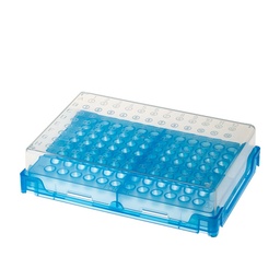 [T328-96B] PCRack™, rack para PCR tubos 0,2ml, tiras de 8 o 12 y placas de PCR de 96